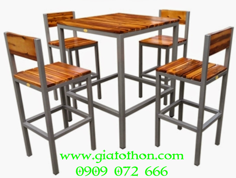 bàn ghế quán ăn, bàn ghế quán bar, ghế gỗ nhà hàng, bàn ghế bộ giá tốt, bàn ghế chân sắt