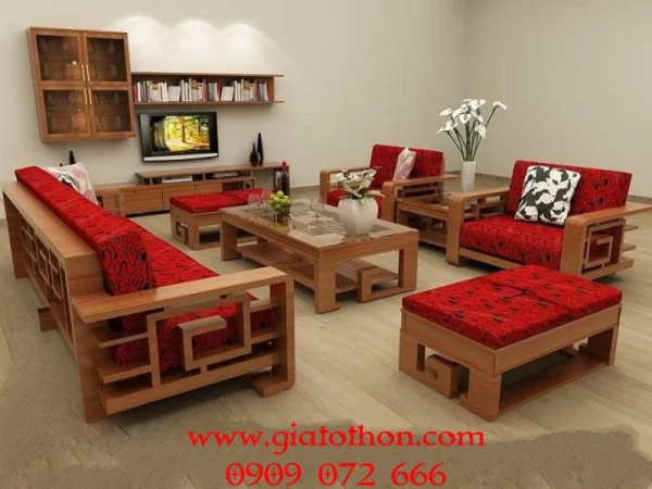 ghe sofa mau do phong khach