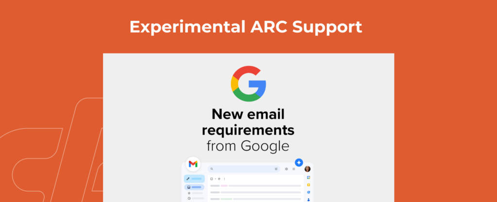 Experimental ARC support now available in cPanel.